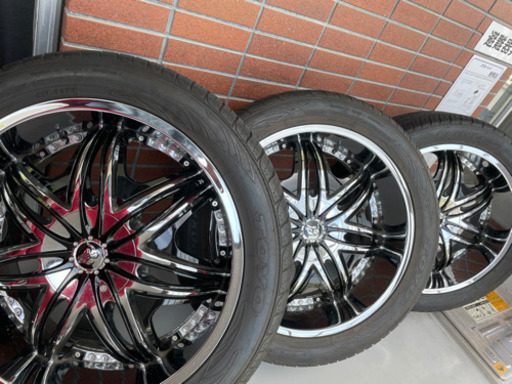 22インチタイヤホイールセット格安　ランクル100 シグナス　ランクル200