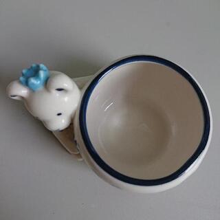 中古 白クマさんのカップ 器の画像