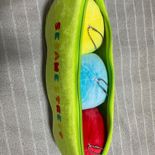 セサミストリート　お豆ぬいぐるみ