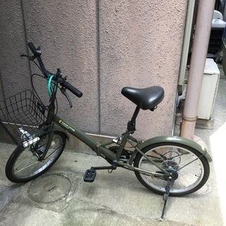 （中古）折りたたみ自転車の画像