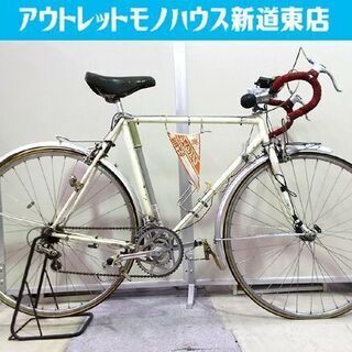 レトロ ロードバイク シマノ600 ヴィンテージ クロモリ 2×...