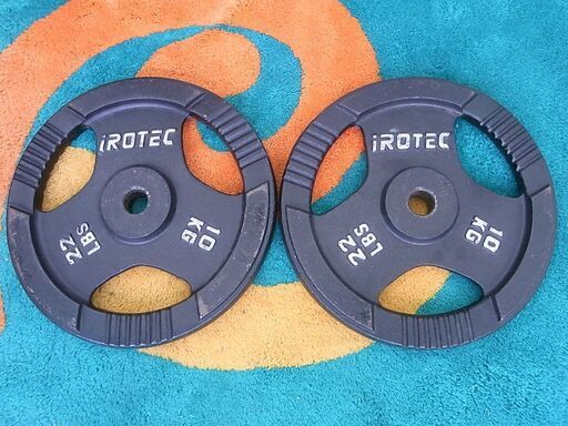 IROTEC アイロテック プレート 10kg×2枚 ダンベル バーベル