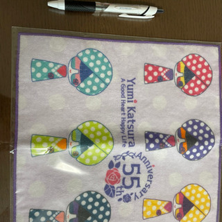 ユミカツラ　桂由美　55周年記念ハンカチ　新品未使用の画像