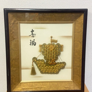 中古 額付き立体作品(雑1-110)