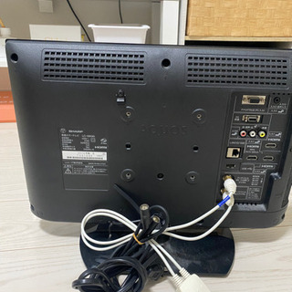 SHARP 19型テレビの画像