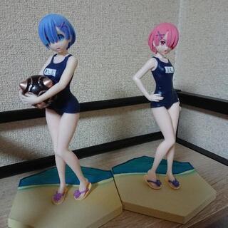 リゼロ レム　ラム　エミリア　スクール水着