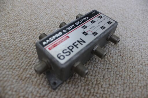 マスプロ・6-WAY / SPLITTER / 6SPFN