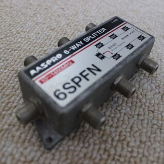 マスプロ・6-WAY / SPLITTER / 6SPFN