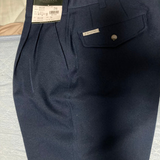 紺色作業ズボン新品の画像