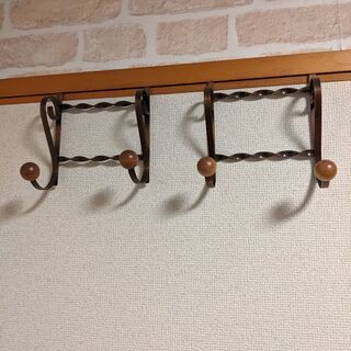ドアフック　2個セットの画像