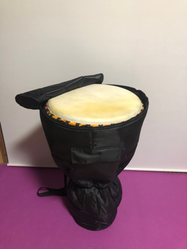 ジャンベセット　バッグ、ヘッドカバー、DVD