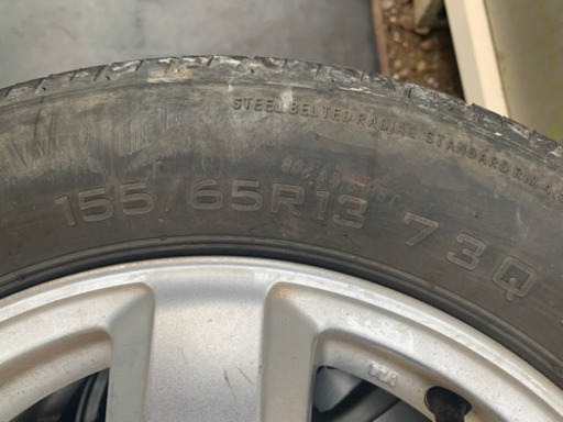 軽自動車　ホイール、タイヤ4本