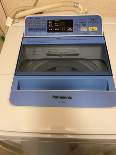 【売却予約有】洗濯機　パナソニック製　7kg 美品