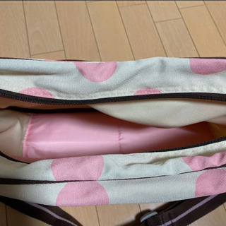 オリーブデオリーブ　ショルダーバッグ　ピンク　水玉の画像