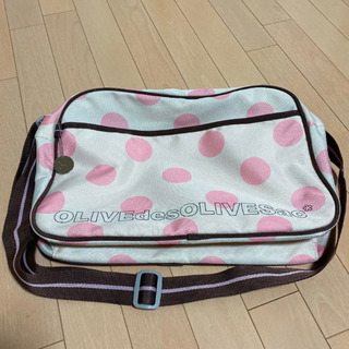 オリーブデオリーブ　ショルダーバッグ　ピンク　水玉
