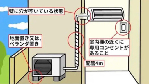 【標準工事無料】SHARP 2016年製 2.2kwエアコン 6〜8畳用