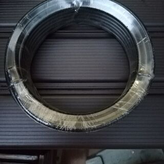 UHF　VHF　同軸ケーブル　黒10m