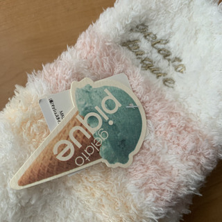 ジェラートピケ　ルームソックス　未使用の画像