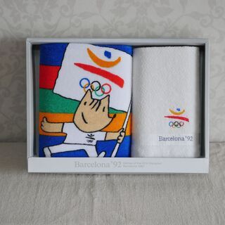 バルセロナオリンピック　タオル２枚セット