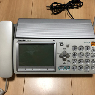 【取引中】子機なし　シャープ FAX UX-D70CL