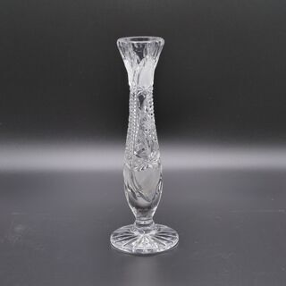 【ボヘミアングラス】チェコスロバキア製の花瓶