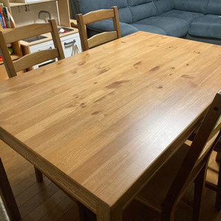 ダイニングテーブルセット　IKEAの画像