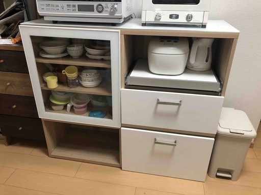 【受け渡し完了】食器棚、キッチン収納【IKEA購入品】