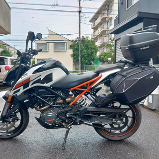 KTM DUKE125 2017年式　shadサイドケース付き
