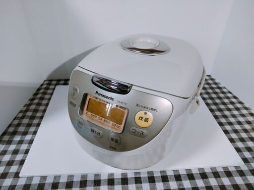 きれい Panasonic 電子ジャー炊飯器 SR-NF101 ベージュ 12年製 5.5合炊き