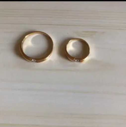 18K ❤️ 指輪ペア　2個セット