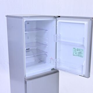 冷蔵庫2段　家電冷凍庫　コンパクト　一人暮らし　　MR-P15Y-S　中古の画像