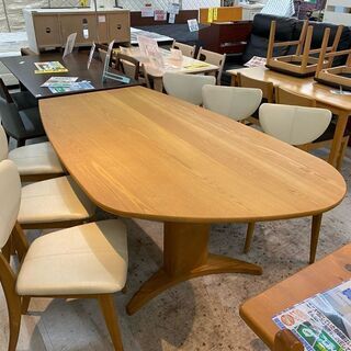 【愛品館 江戸川店】　IDC　大塚家具　ダイニングテーブル7点セット　ダイニングセット　ID:152-007649-007　配送可＆代引き配送可の画像