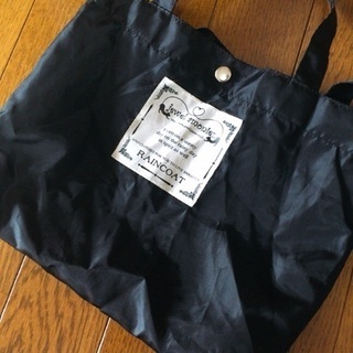 中古 レディース レインコート 袋付きの画像