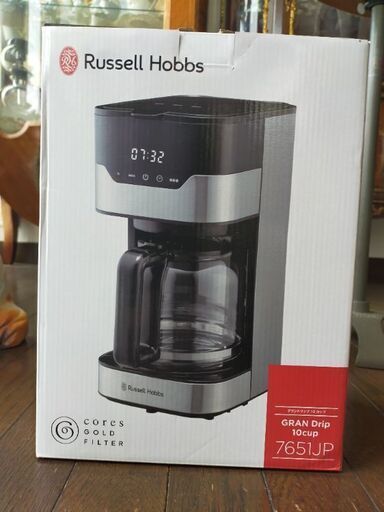 未使用　Russell Hobbs 7651JP　コーヒーメーカー