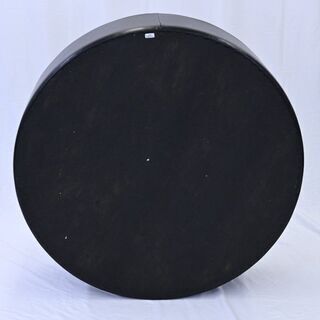 レザーソファ　インテリア　おしゃれ　シンプル　高級感　共用部　丸　カワジュン　黒　中古の画像
