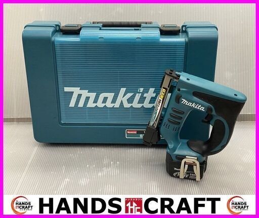 【未使用保管品】マキタ　ST110DRF　充電式タッカ 14.4V 【バッテリー+充電器付き】