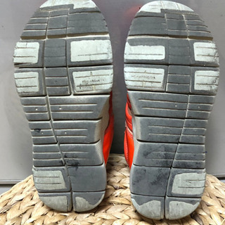 値下げ♪★ NIKE ナイキ  子供 スニーカー  19cm ★オレンジの画像