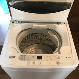 （取り引き中）中古洗濯機ヤマダオリジナル6.0キロの画像