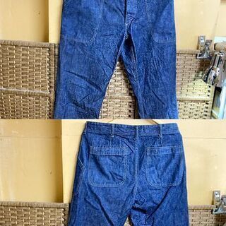 古着 日本製 OILCO/オイルコ デニム SIZE34 ペインターデニム 月桂樹ボタン ジャパン ジーンズ ワークデニム W34☆ PayPay(ペイペイ)決済可能 ☆ 札幌市 白石区 東札幌 アウトレットモノハウス白石店の画像