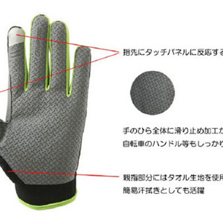 本日25日掲載します【新品未使用】サイクリング　トレッキング　グローブの画像