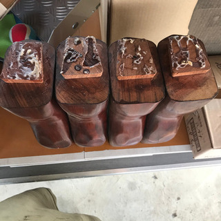 ちゃぶ台の脚 4本の画像