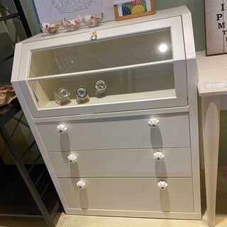 ユーアイ チェスト 4段チェスト ホワイト リビング家具 中古品