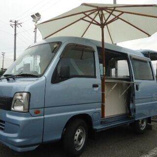 移動販売車　総額65万円　21年スバル・ サンバー 　オートマ、...