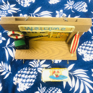 ハワイアン キーフック welcome レトロの画像