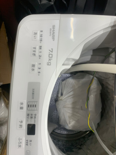 2019年製　sharp 7.0kg.   ES-SH7C-N