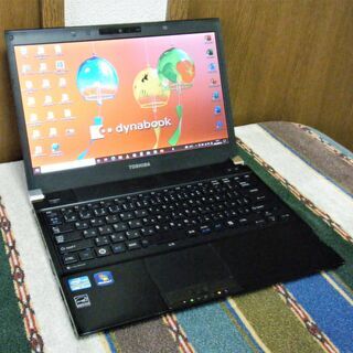 ✅送料無料！?dynabook R731/軽量1.29kg♪/最高峰?Core i7/快適♪メモリ4GB/光速☆彡SSD128GB＋大容量！HDD640GB(外付け)/DVDSマルチ(コピー可))?/HDMI?/すぐ繋がるWi-Fi?/カメラ?/マイク?/USB3.0☆彡/すぐ使えるWindows10/Microsoft Office 2019?✎/点検整備清掃済み?/No.10614