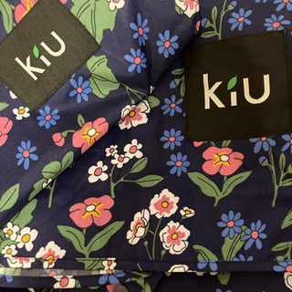 kiU レインコート　花柄の画像