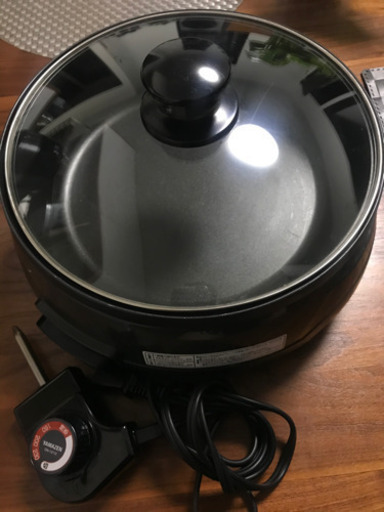 山善　電気グリル鍋