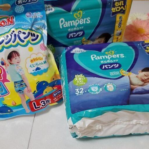 パンパース　ビッグより大きい　XXＬ　32枚　２つ　水遊びパンツセット　未開封