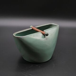 【中古】陶器の蚊取り線香入れ